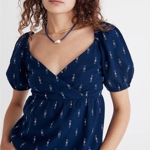 Madewell Puff-Sleeve Top
